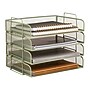 Staples Metal Mesh Side Loading Stackable Letter Tray, Letter Size, Sage Green, 4/Pack (ST63843)~#|#~F10921B0-507E-4F5B-B005463E9CFE4EEE_sc7