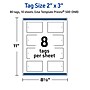 Avery  3" Blank Price & Merchandise Tags, White, 80/Carton (S00-DNB-PRMWT10)~#|#~F109AE9E-F683-4B8F-BBC18F57B211FF53_sc7
