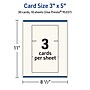 Avery Integrated Cards, 3" x 5", Matte Ivory, 30/Pack (95337)~#|#~F10AC044-A883-40FA-85D8AAD5006831F7_sc7