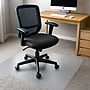 Floortex Cleartex TrYlok Carpet Chair Mat, 29" x 47", Designed for Low Pile Carpet, Clear (NRCMFLVT0001)~#|#~F10E5F60-4302-41FB-B50EC4E1A2236881_sc7