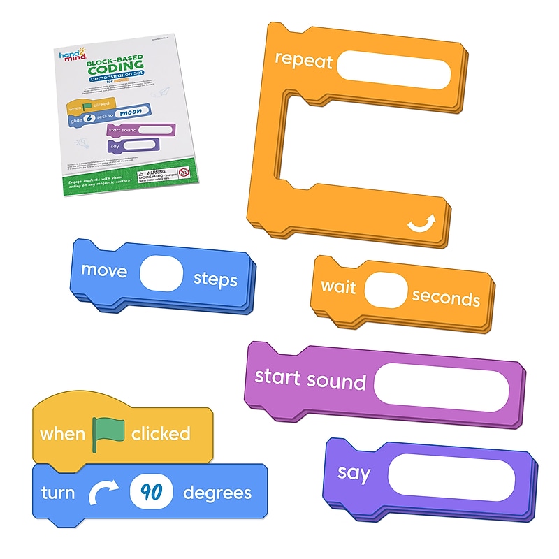 hand2mind Block-Based Coding Demonstration Set for Scratch (97366) image 1