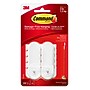 Command Medium Hook, 3 lb., White, 2/Pack (17068ES)~#|#~F117F2F8-DB2B-4338-AA1DE7611C303BE9_sc7