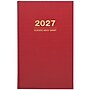2027 Excello Brands Daily Diary Journal 8" x 12" Daily Planner, Paperboard Cover, Red (NRY27-CD68-RD)~#|#~F118A0E5-B675-4998-98C58A8B429A8FC2_sc7