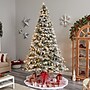 Nearly Natural 10-ft Flocked Vermont Mixed Pine Artificial Christmas Tree with 800 LED Lights and 2200 Bendable Branches (T3387)~#|#~F11AEC43-8436-45DF-B54B90DCF22E0D8F_sc7