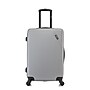 DUKAP Discovery 25.59" Hardside Suitcase, 4-Wheeled Spinner, TSA Checkpoint Friendly, Silver (DKDIS00M-SIL)~#|#~F11B2016-2A75-4EC9-81FB616DCD06B344_sc7