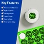 Avery Decorative Edge Multipurpose Labels, 1-5/8" x 1-5/8", Neon Green, 200/Pack (94110)~#|#~F11C5E26-E550-4B18-B772A8E50909B4E5_sc7
