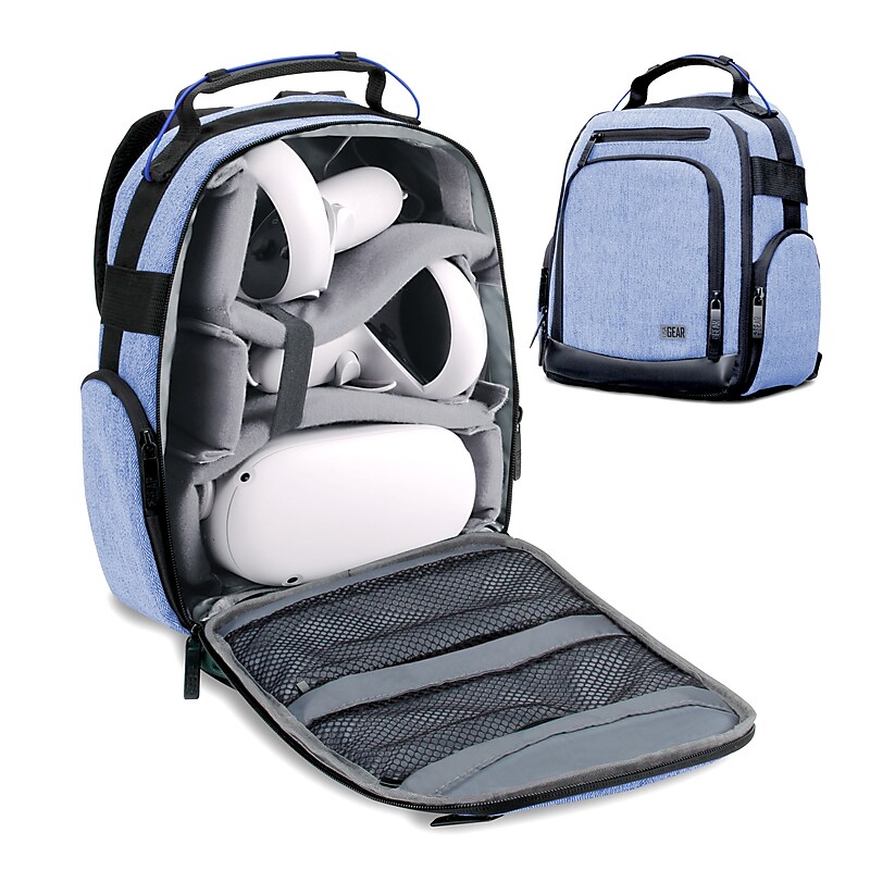 USA GEAR U Series UBK VR Headset Backpack, Medium, Blue (9033575) image 1
