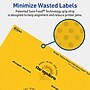 Avery Laser/Inkjet Rectangle Multipurpose Labels, 2" x 6", Bright Yellow, 320/Box (94242)~#|#~F11E9FA2-1638-4A67-89D1A7EB4D19A717_sc7