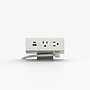 HON Dean Power Modules with Worksurface Clamp, USB A+C Ports, Straight Cord, Snow Paint~#|#~F11EA576-FBE4-481A-BF9069A9F501E703_sc7