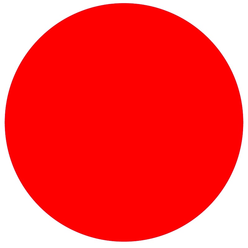 Decker Tape Round Inventory Labels, 4" Dia, Standard Red, 1000/Roll (SL6151-SR) image 1