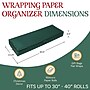 Elf Stor Wrapping Paper Storage with Lid, Oxford Canvas, Green (83-DT5528)~#|#~F121A5FF-594B-4DA7-9691156DD6711746_sc7