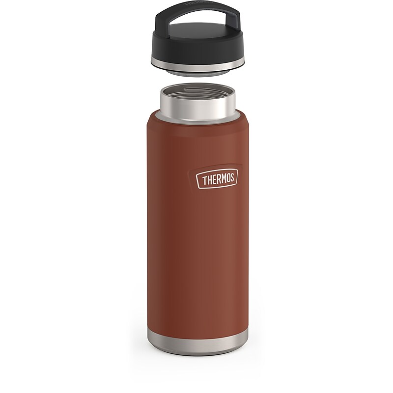 Thermos Icon Stainless Steel Vacuum Insulated Bottle, 40 oz., Saddle (EAIS2122SD4) image 1