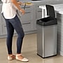 iTouchless Stainless Steel Sensor Trash Can, 13 Gallon, Silver (DZT13)~#|#~F123F457-0756-4221-86E0B61514F9698B_sc7