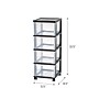 Iris Narrow Chest, 4 Drawer, Black, 2/Pack (575002)~#|#~F12DC2E8-CBDD-4AFB-876D61BEA84A7F9D_sc7