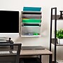 Mind Reader 5-Compartment Mountable Plastic Vertical File Storage, Beige (WALLANCH-BEI)~#|#~F12FD620-DC69-4005-A92DC4CFBA51D939_sc7