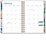 2027 Excello Brands 5.5" x 8" Weekly & Monthly Planner, Paperboard Cover, Water Color Butterflies (ORY27-FSH58-33)~#|#~F1309F77-C379-473D-843428C7061A6E13_sc7