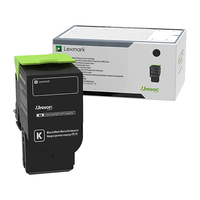 Lexmark 24B6519 Black High Yield Toner Cartridge, Prints Up to 16,000 Pages image 1