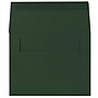 JAM Paper A2 Booklet Envelope 4 3/8" x 5 3/4", Dark Green, 100/Pack (1512744d)~#|#~F13486E1-20AE-48A5-935A347E23DA51F5_sc7