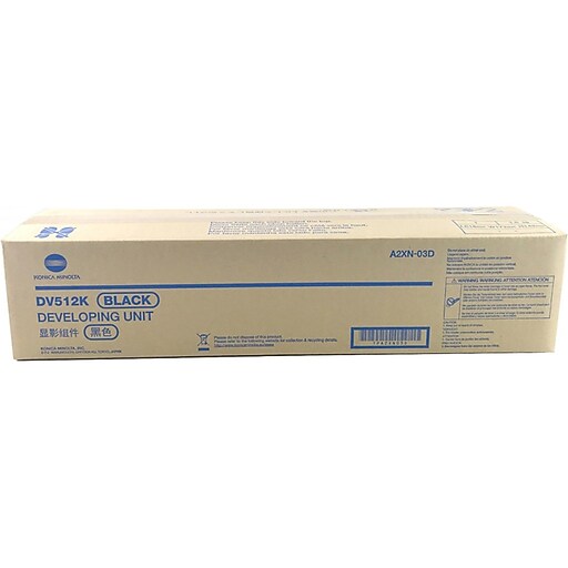 Konica Minolta DV512K Black Standard Yield Developing Unit (A2XN03D ...