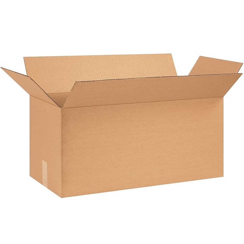 24" x 10" x 12" Shipping Boxes, 32 ECT, 25/Bundle (241012) image 1