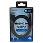 Vivitar USB-C to USB-A Charging Cable, 5 ft., Black (STP5000-BLK-T35-12)~#|#~F140BC14-8610-478A-A0C9D004A38448C0_sc7