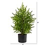 Nearly Natural Norfolk Island Pine Natural Look Artificial Tree in Decorative Planter, 2' (T1502)~#|#~F144A3AC-CD8A-41BD-B5448339D5D08537_sc7