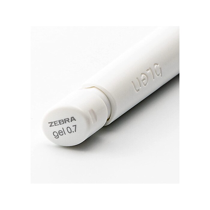 Zebra Pen G-750 Retractable Gel Pen, Black Brass Barrel