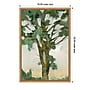 Amanti Art Green Tree I Framed Canvas Wall Art Print, 16" x 23" (A42674690222)~#|#~F14ABFB7-E452-4D45-BC3C8225EBAB40D5_sc7