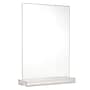Global Printed Products Sign Holder, 5" x 7", Vertical, Table Top, Clear Acrylic (SGNH-AB-5X7)~#|#~F14BC169-4822-484C-9A71AF2B262ED112_sc7