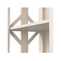 Bush Furniture Homestead TV Stand with 4-Shelf Bookcases, Screens up to 70", Linen White Oak (HOT012LW)~#|#~F14C4487-A2EA-4CD6-BFDA6D303266663A_sc7