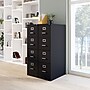 Staples 4-Drawer Vertical File Cabinet, Letter Size, Lockable, 51.97"H x 14.9"W x 26.5"D, Black (59603/25411)~#|#~F14F699D-95CB-4CA9-A69EEDE21F8619C5_sc7