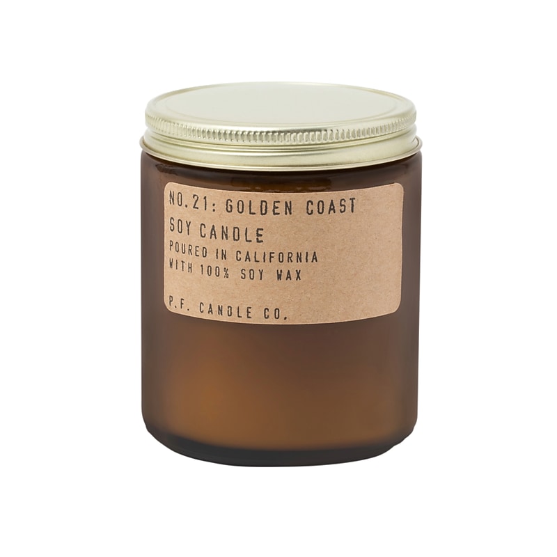 P.F. Candle Co. Classics Golden Coast Scent Soy Glass Jar Candle, 7.2 oz. (SC21) image 1