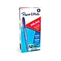 Paper Mate InkJoy 100 RT Retractable Ballpoint Pen, Medium Point, Blue Ink, Dozen (1803473)~#|#~F15AB1F8-89AC-4024-94B4DA0142FC302D_sc7