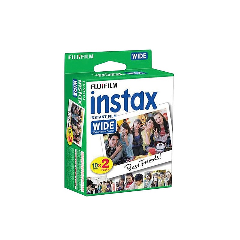 Fujifilm Instax Wide Film Sheet for Instax 200 210 and 300 Cameras, 2/Pack(FDC16468498) image 1