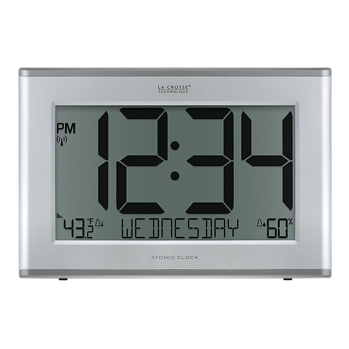 La Crosse Technology Jumbo Atomic Wall Clock (513-63867-INT) | Staples