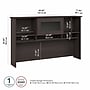 Bush Furniture Cabot 60"W Desktop Hutch, Gray (WC31731)~#|#~F163AD9D-394E-486B-B3AAD2C0E4838067_sc7