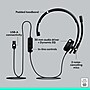 Logitech H570e USB-A Noise Canceling Mono Over-the-head Headset, MT Certified (981-001424)~#|#~F16592F9-FB54-47FD-8670B0E5EDA44CE1_sc7