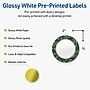 Avery Circle Multipurpose Labels, 2" Dia., White, 120/Pack (19479370495)~#|#~F167952A-1650-42CE-87E26F4956CD88B4_sc7