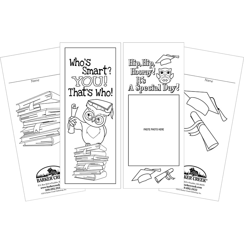 Barker Creek Celebrate Graduation/Promotion Bookmark Set, 60/Pack (LL2192) image 1