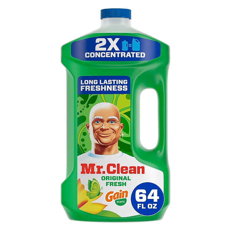 Mr. Clean Multi-Surface Cleaner, Gain Original Fresh Scent, 64 Fl. Oz. (10724) image 1