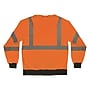 Ergodyne GloWear 8312BK High Visibility Long Sleeve Black Bottom Hooded Zip-Up Sweatshirt, ANSI Type R Class 3, Orange, 4XL~#|#~F16CBDEF-B3A7-4E56-BB3EC4FC3964674C_sc7