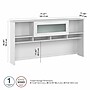 Bush Furniture Cabot 72"W Desktop Hutch, White (WC31973)~#|#~F172B1FD-0FF9-4FCC-91551C5890FBCD44_sc7