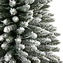 Nearly Natural 12' Flocked Pencil Artificial Christmas Tree with 1000 Clear Lights and 1819 Bendable Branches (T3333)~#|#~F1749B27-713F-4681-941B2173DD77D403_sc7