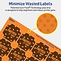 Avery Decorative Edge Multipurpose Labels, 1-5/8" x 1-5/8", Bright Orange, 200/Pack (94110)~#|#~F176AE14-B77C-4A16-90B45A0FD2DFA4E9_sc7