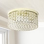 Lalia Home Glam 2 Light 12 Inch Round LED Flush Mount, Gold (LHM-2003-GL)~#|#~F1783BC4-773C-4F29-8EBA02EE35C5BAD2_sc7