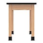 Diversified Woodcrafts School Classroom Rectangular Science Lab Table, 54" x 24", Oak (C720LBBK30N)~#|#~F1797304-058F-45F7-9B58BFADD1711F46_sc7