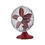 Good Housekeeping 12" Oscillating Desk Fan, 3-Speed, Red/Silver (92611)~#|#~F17BEA49-AF7D-49AB-8D39580925118DB7_sc7