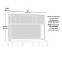 Sauder Cannery Bridge 60"W Desktop Hutch, Sindoori Mango (429511)~#|#~F17E429D-3433-4C84-8AE11305615AA52F_sc7