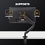 Fellowes Platinum Series Adjustable Monitor Arm, Up to 40" Monitor, Black (8043301)~#|#~F1835820-E38C-48FC-AE04678AC14A1A32_sc7