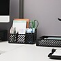 Mind Reader 5-Compartment Metal Desk Organizer, Black (MOSORG-BLK)~#|#~F18396C9-E6FD-4530-859C5485FE5686F5_sc7